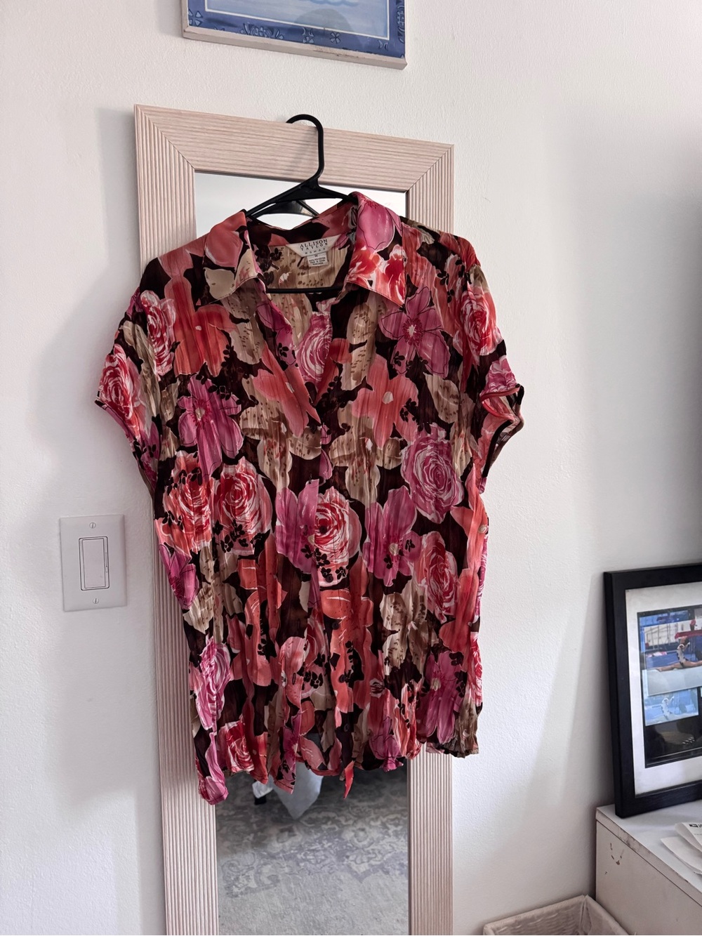 Allison Taylor Vintage Floral Button Up Blouse